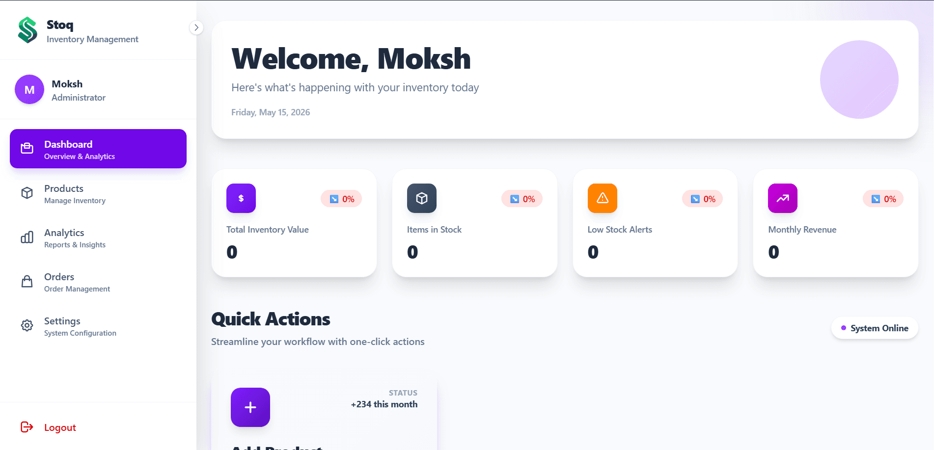 Inventory Management System